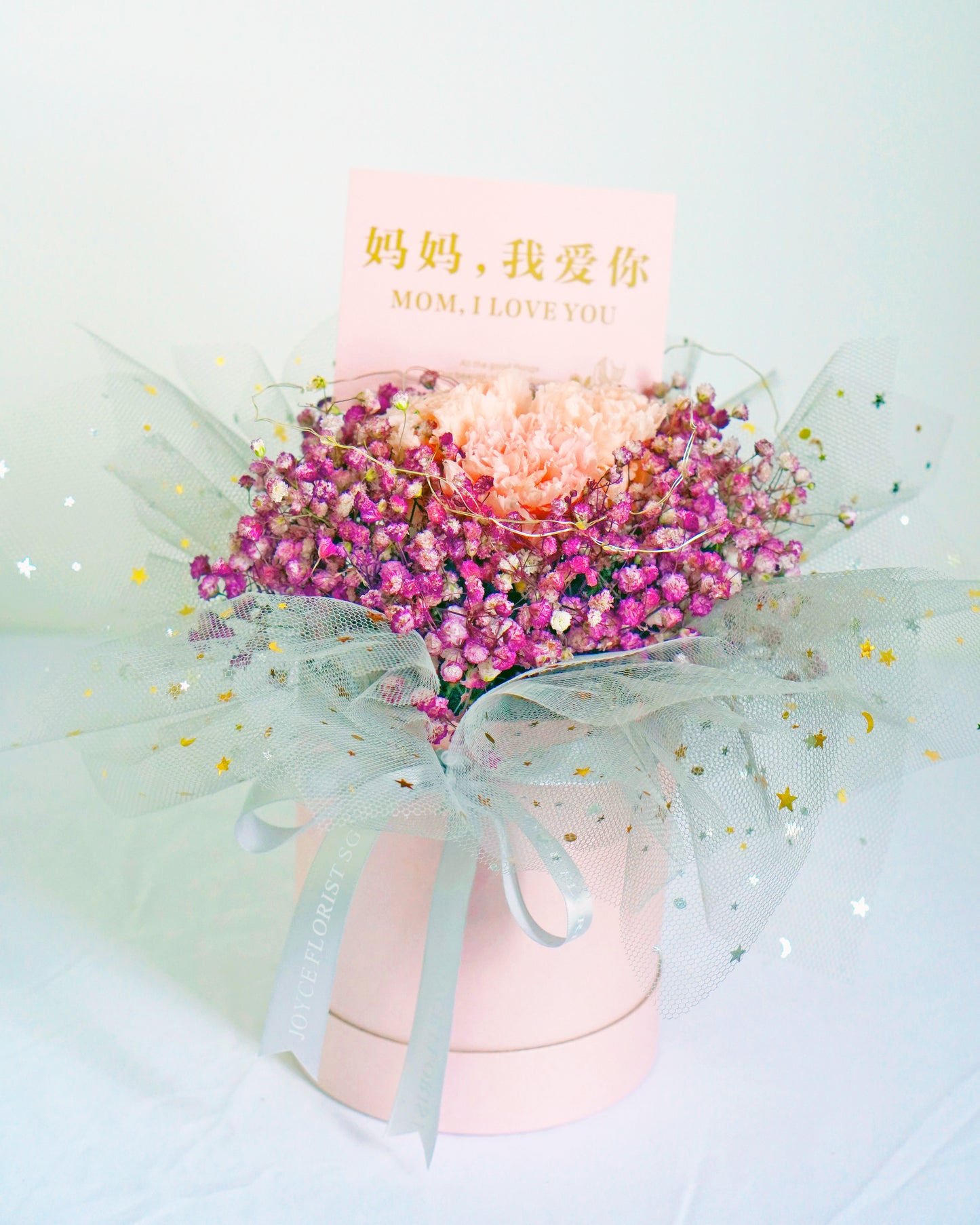Mother's Day Flowers - Preserved Pink Carnation