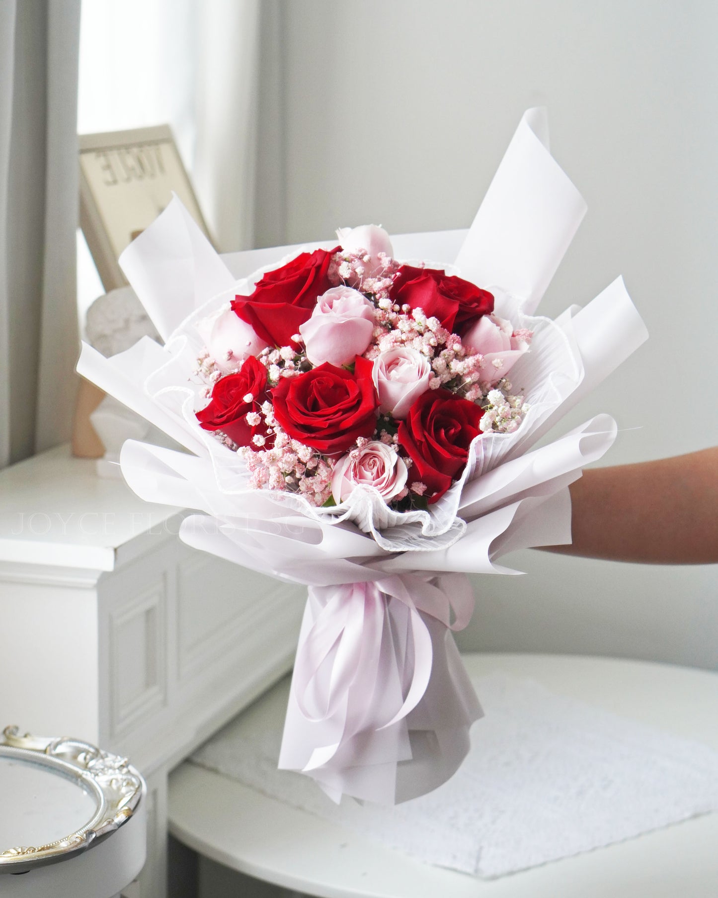 Fresh Flower Bouquet - Fuchsia Blush