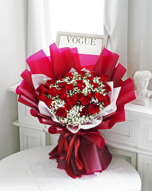 Red Rose Bouquet - Lady In Red