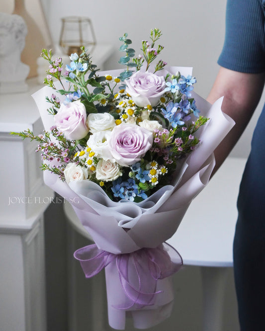 Fresh Flower Bouquet - Wisteria