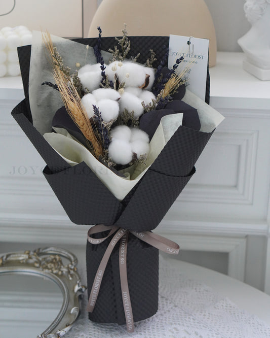 Dried Flower Bouquet - Cotton Flower Bloom