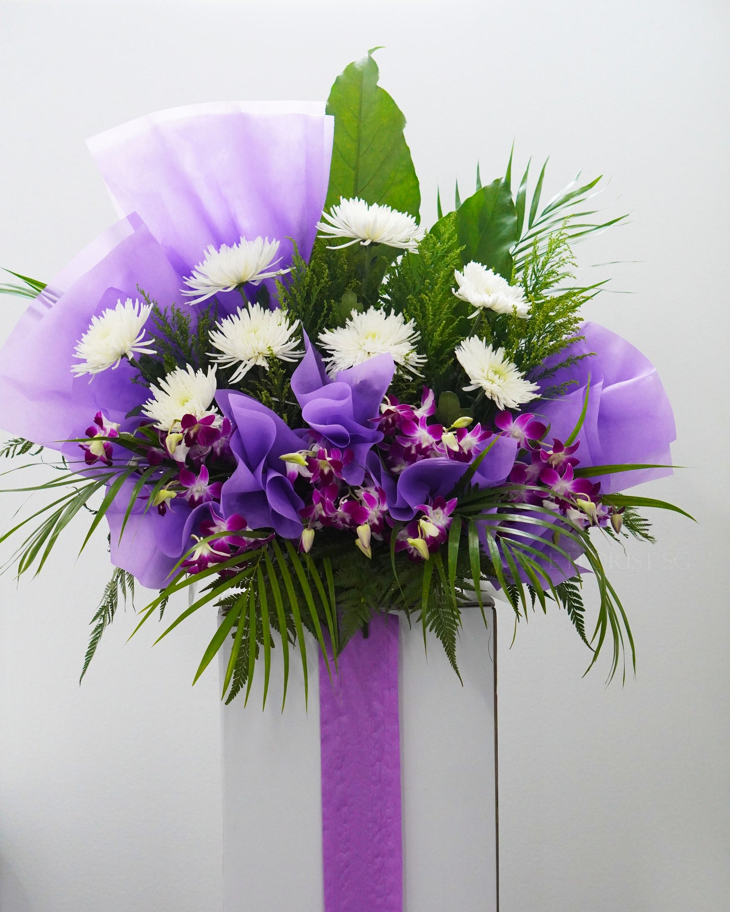 Condolence Flower Funeral Wreath - Lovely