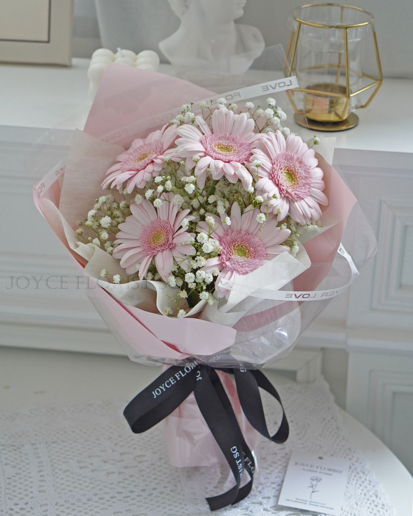 Gerbera Flower Bouquet - Pink Gerberas