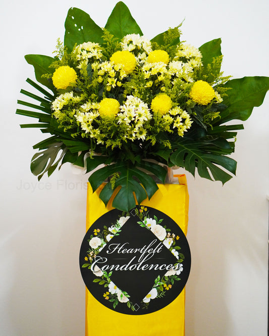 Condolence Flower Funeral Wreath - Forever Loved