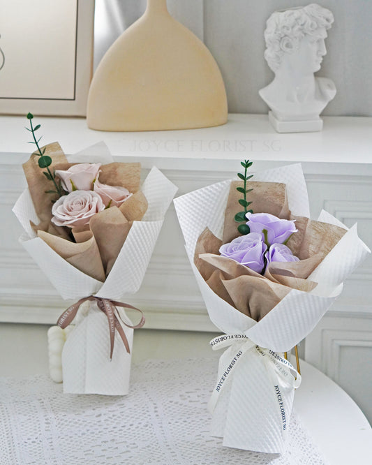 Soap Rose Flower Bouquet - A New Day