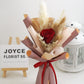 Preserved Flower Bouquet - Red Dot