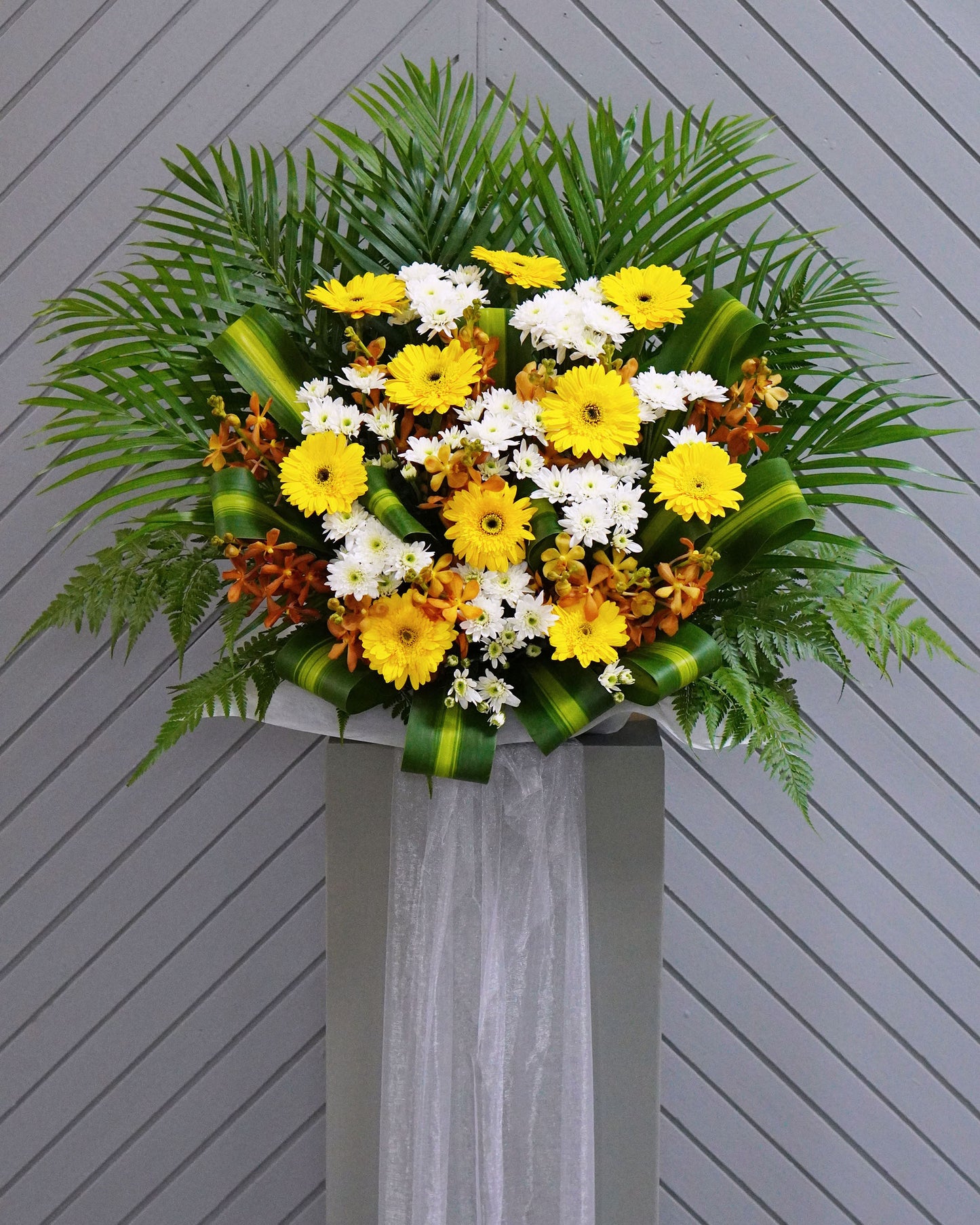 Condolence Flower Funeral Wreath - Eternity
