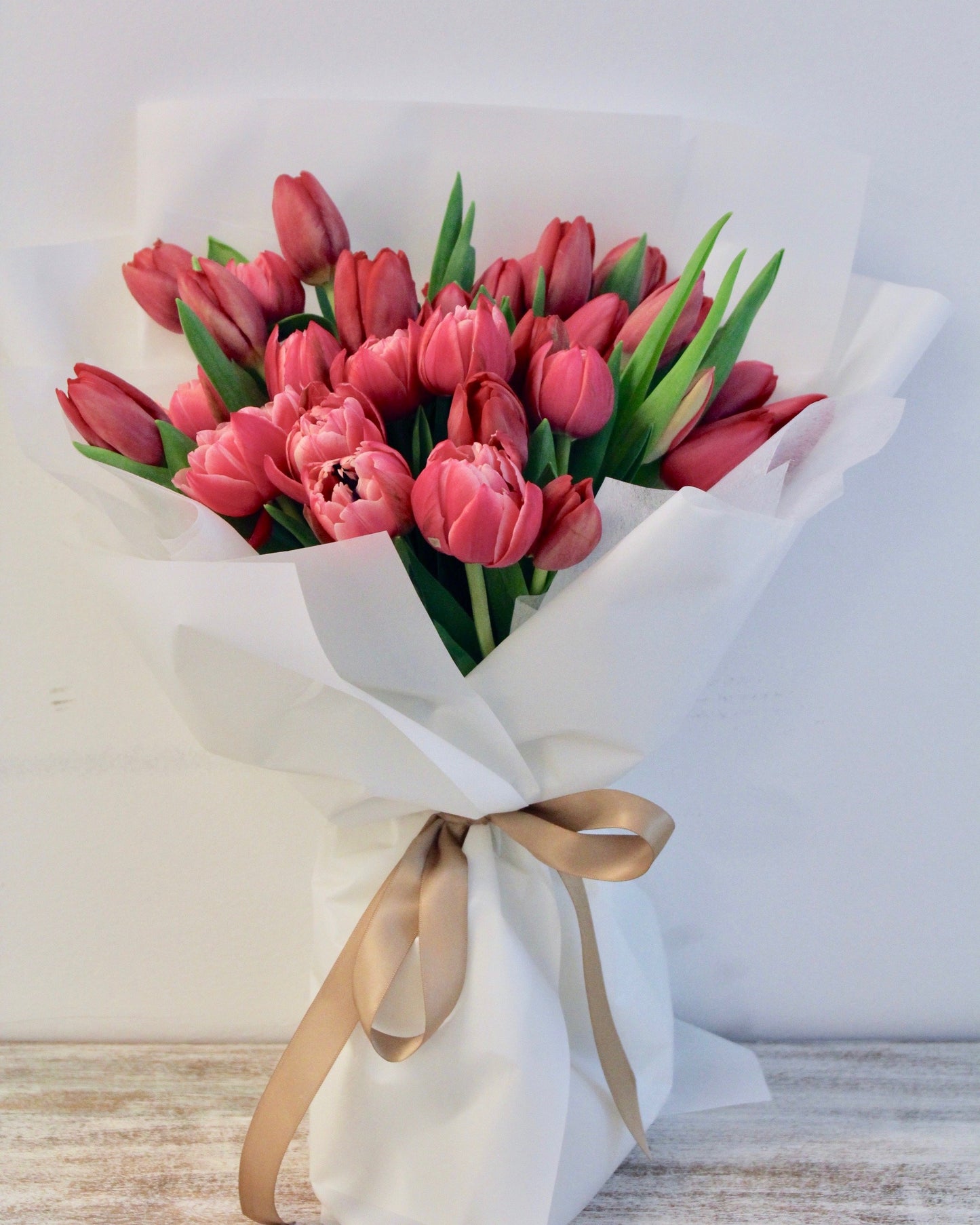 Pink Tulip Flower Bouquet - Celebrations
