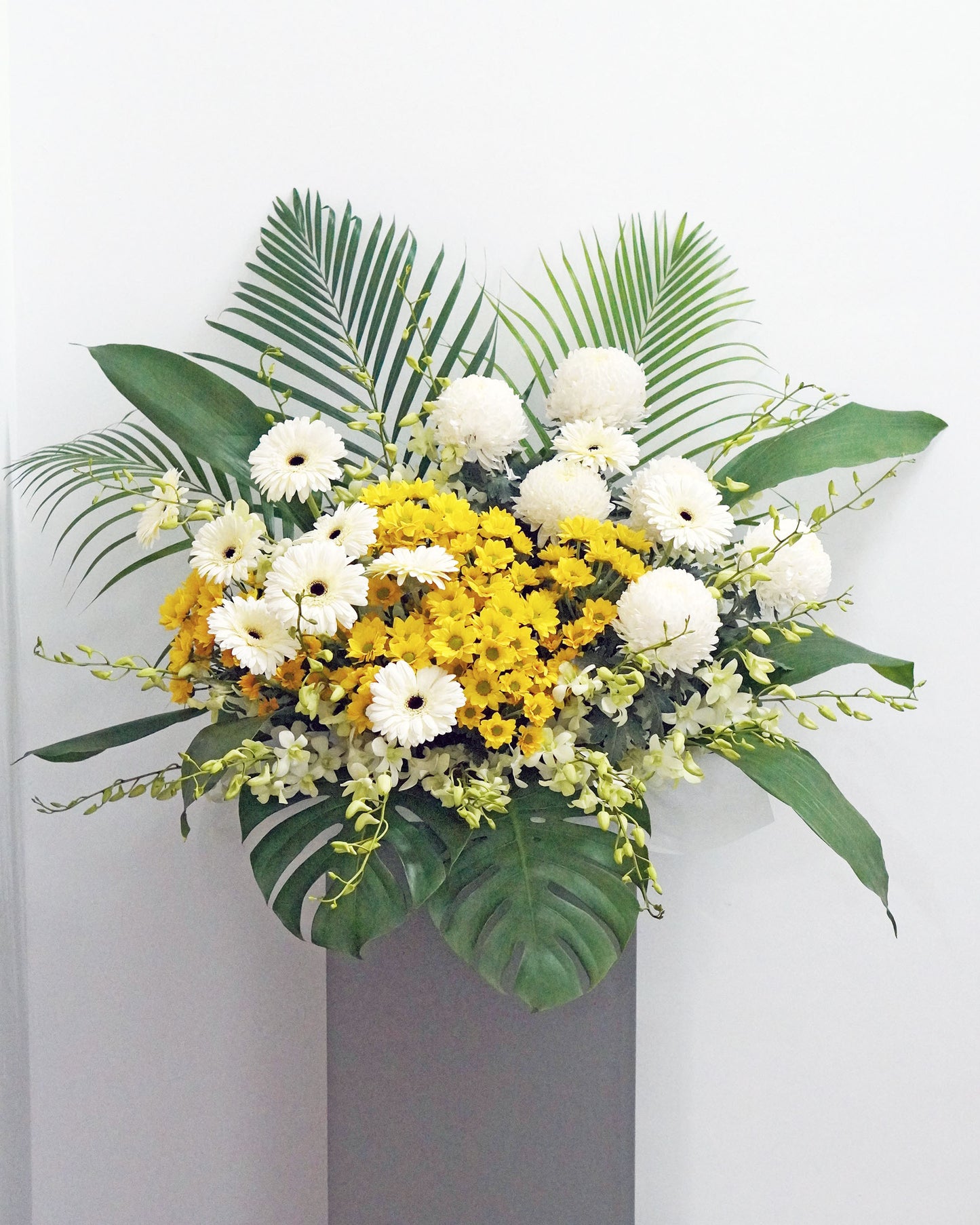 Condolence Flower Funeral Wreath - Solace
