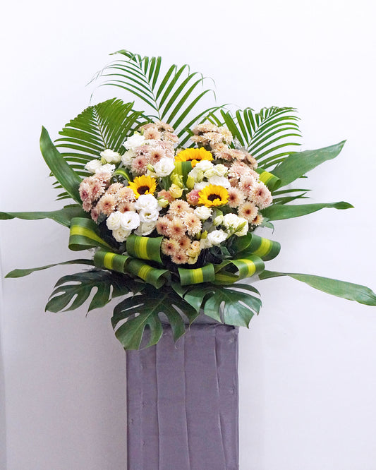 Condolence Flower Funeral Wreath - Compassion